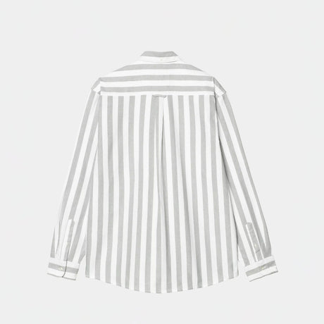 Carhartt WIP L/S DILLION SHIRT DILLION STRIPE, Park/White