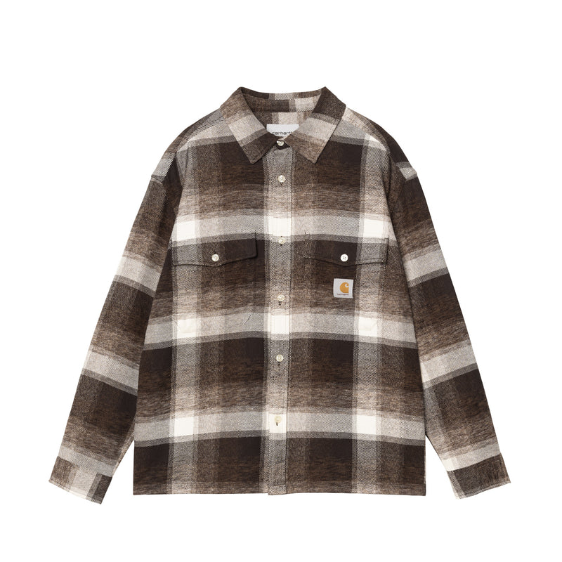 Carhartt WIP L/S ESTERSON SHIRT, Esterson Check Tobacco