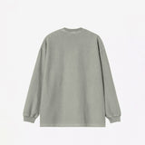 Carhartt WIP L/S LOOSE POCKET T-SHIRT, Shady Green Garment Dyed