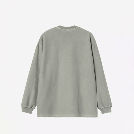Carhartt WIP L/S LOOSE POCKET T-SHIRT, Shady Green Garment Dyed