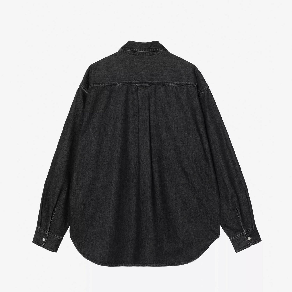Carhartt WIP L/S LUCAS SHIRT, Black Stone Washed