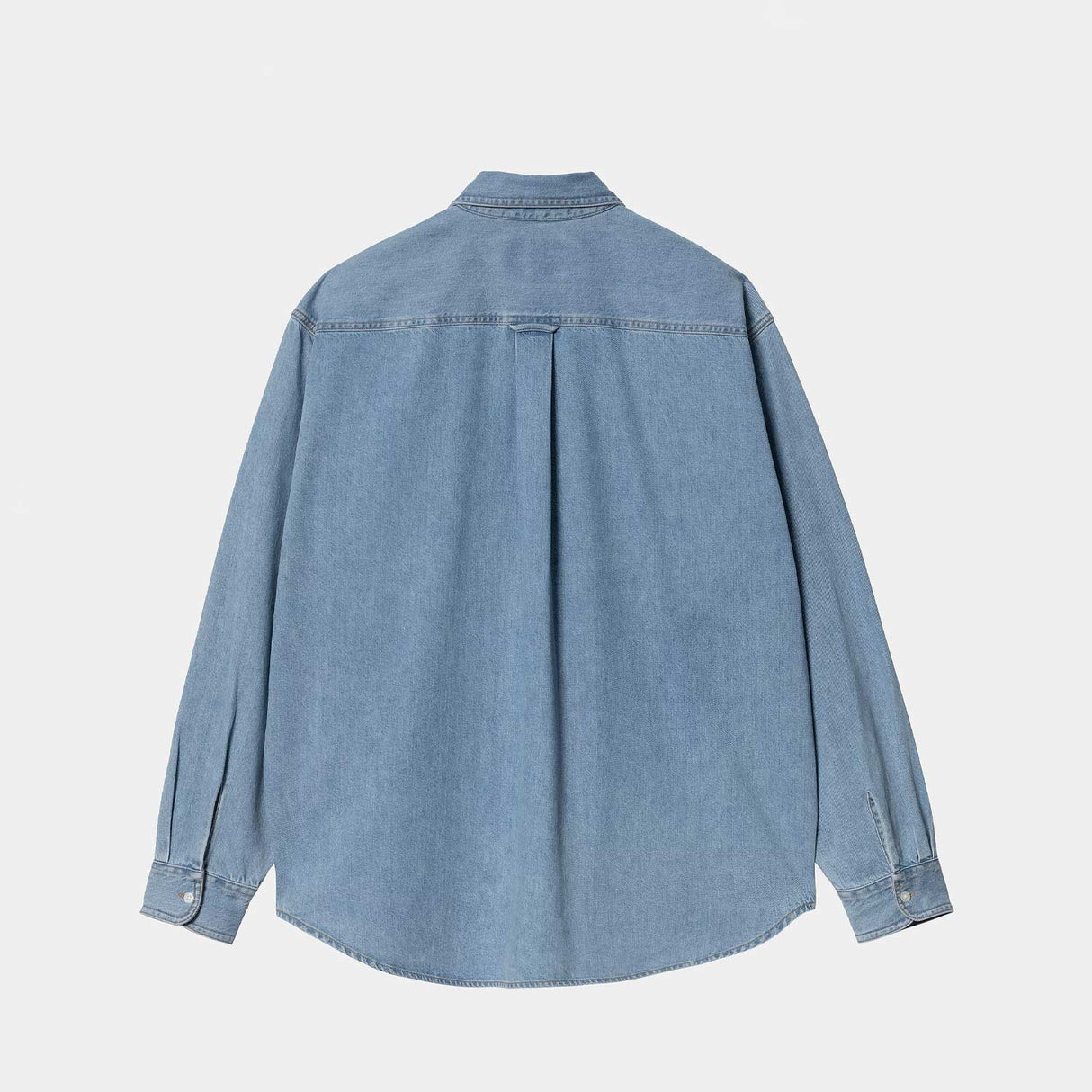 Carhartt WIP L/S LUCAS SHIRT, Blue Bleached