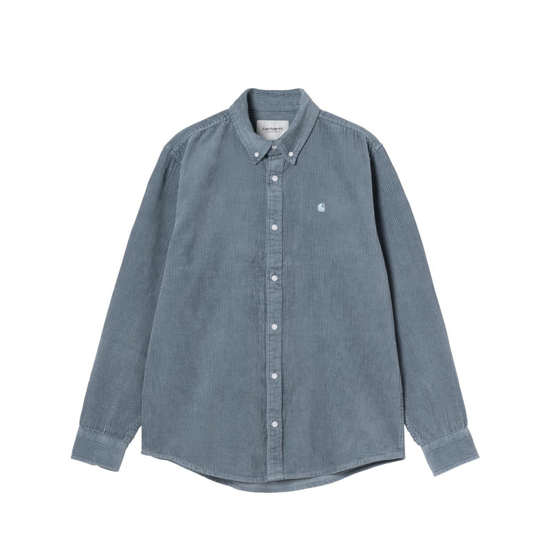 Carhartt WIP L/S MADISON CORD SHIRT, Angelite