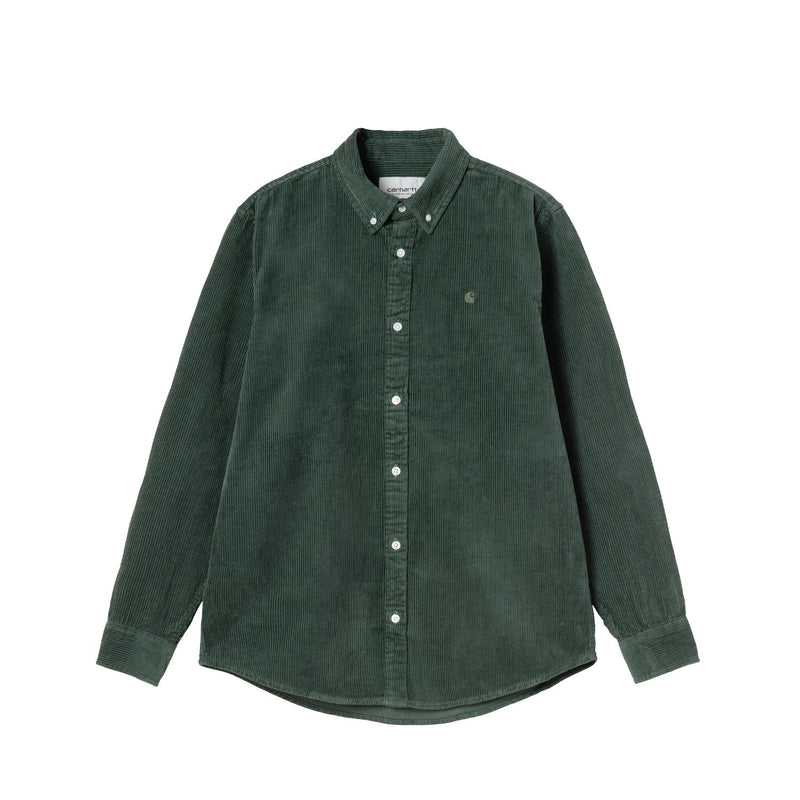 Carhartt WIP L/S MADISON CORD SHIRT, Sycamore Tree