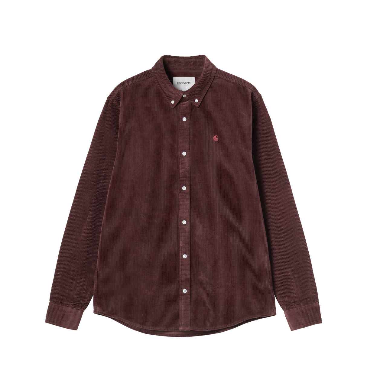 Carhartt WIP L/S MADISON CORD SHIRT, Amarone