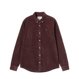 Carhartt WIP L/S MADISON CORD SHIRT, Amarone