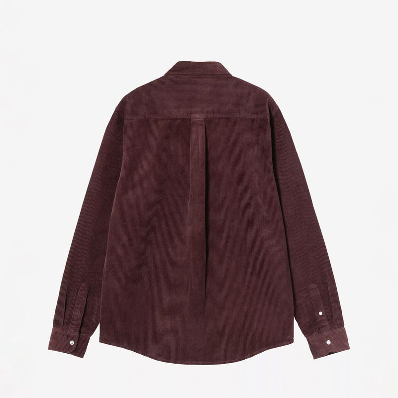 Carhartt WIP L/S MADISON CORD SHIRT, Amarone