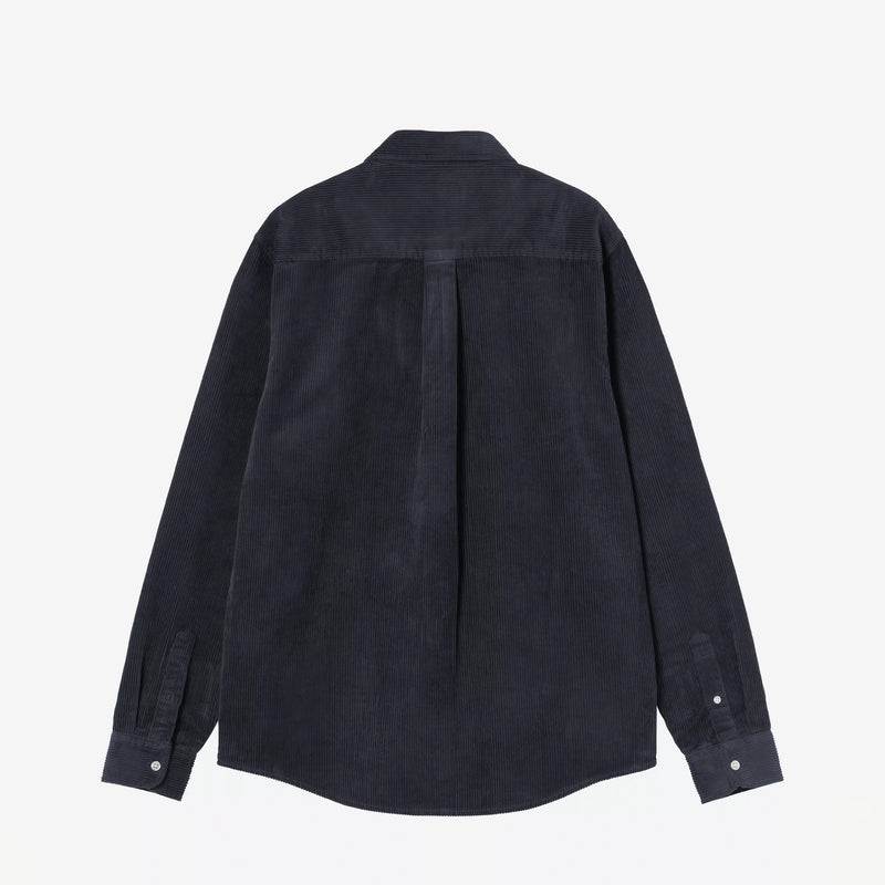 Carhartt WIP L/S MADISON CORD SHIRT, Dark Navy