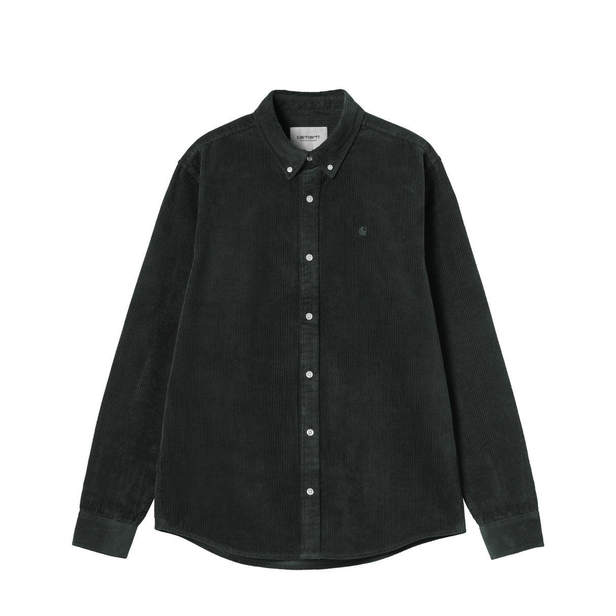 Carhartt WIP L/S MADISON CORD SHIRT, Raven