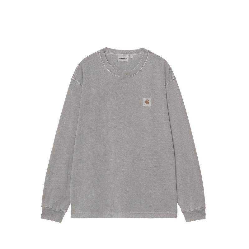 Carhartt WIP L/S NELSON T-SHIRT, Yosemite Garment Dyed