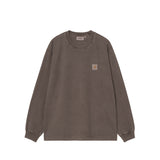 Carhartt WIP L/S VISTA T-SHIRT, Tobacco Garment Dyed