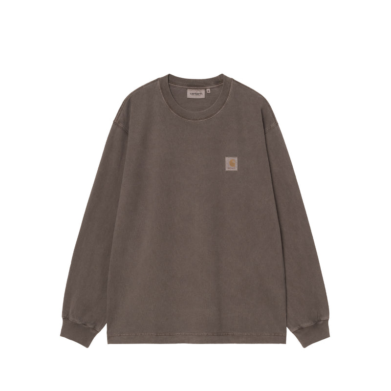 Carhartt WIP L/S VISTA T-SHIRT, Tobacco Garment Dyed