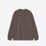 Carhartt WIP L/S VISTA T-SHIRT, Tobacco Garment Dyed