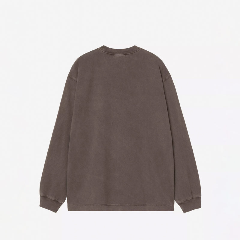 Carhartt WIP L/S VISTA T-SHIRT, Tobacco Garment Dyed