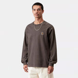 Carhartt WIP L/S VISTA T-SHIRT, Tobacco Garment Dyed