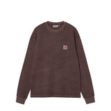 Carhartt WIP L/S VISTA WAFFLE T-SHIRT, Palisander