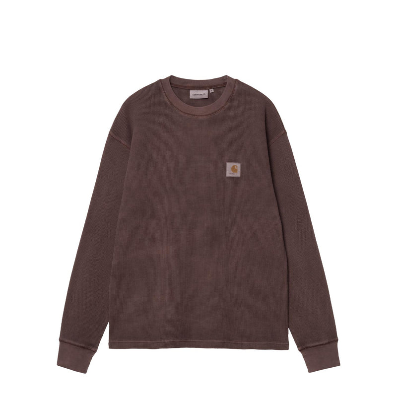 Carhartt WIP L/S VISTA WAFFLE T-SHIRT, Palisander