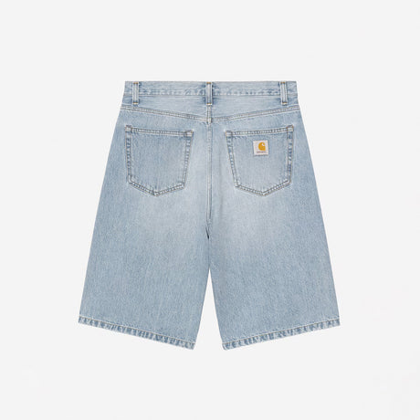 Carhartt WIP LANGDON SHORT, Blue Heavy Worn Bleached