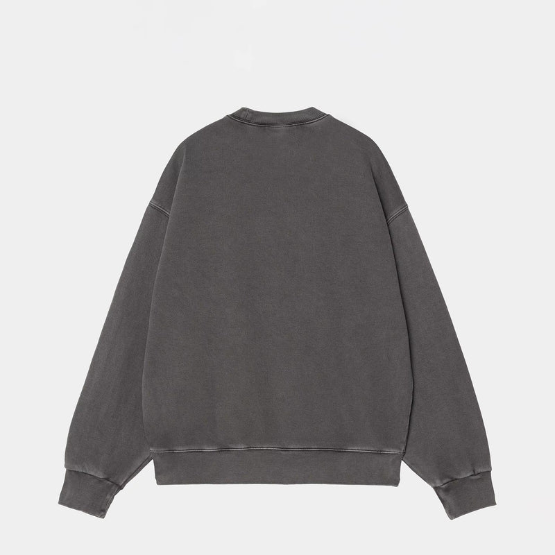 Carhartt WIP NELSON SWEATSHIRT, Graphite Garment Dyed