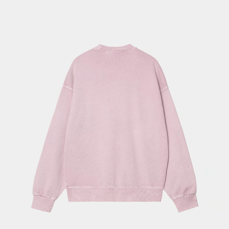 Carhartt WIP NELSON SWEATSHIRT, Hortensia Garment Dyed