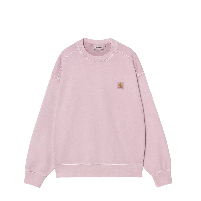 Carhartt WIP NELSON SWEATSHIRT, Hortensia Garment Dyed