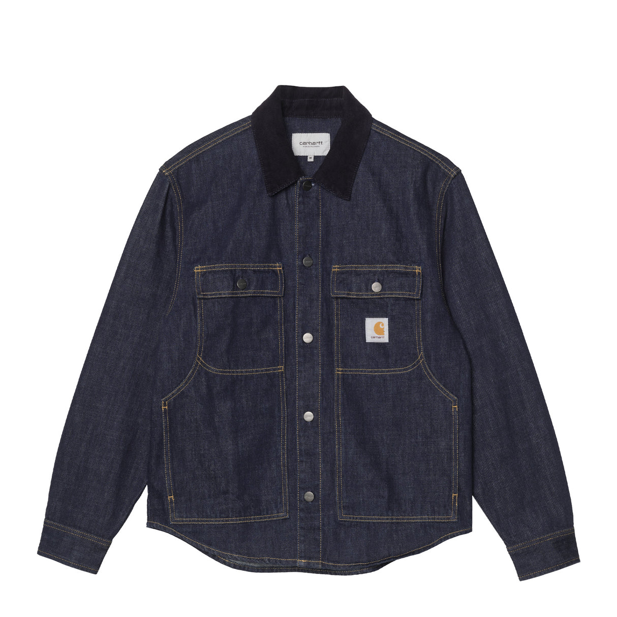 Carhartt WIP OAKLAND SHIRT JACKET, Blue/Dark Navy, Rinsed