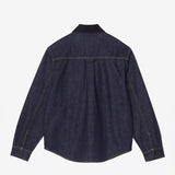 Carhartt WIP OAKLAND SHIRT JACKET, Blue/Dark Navy, Rinsed