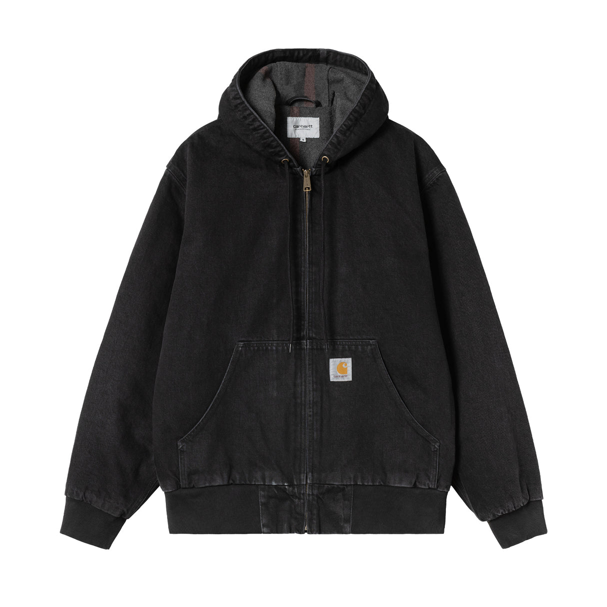Carhartt WIP OG ACTIVE JACKET, Black Stone Washed
