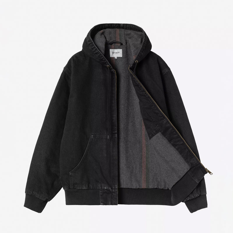 Carhartt WIP OG ACTIVE JACKET, Black Stone Washed