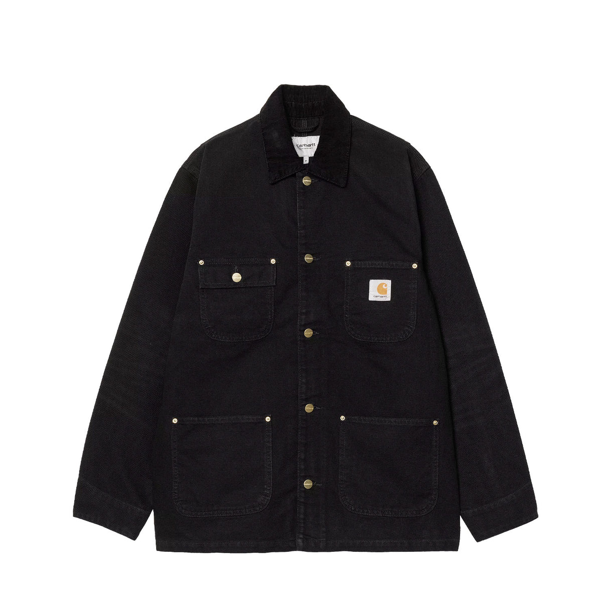 Carhartt WIP OG CHORE COAT, Black Aged Canvas
