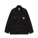 Carhartt WIP OG CHORE COAT, Black Aged Canvas