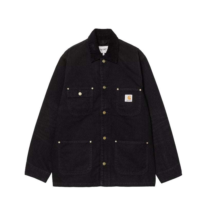 Carhartt WIP OG CHORE COAT, Black Aged Canvas