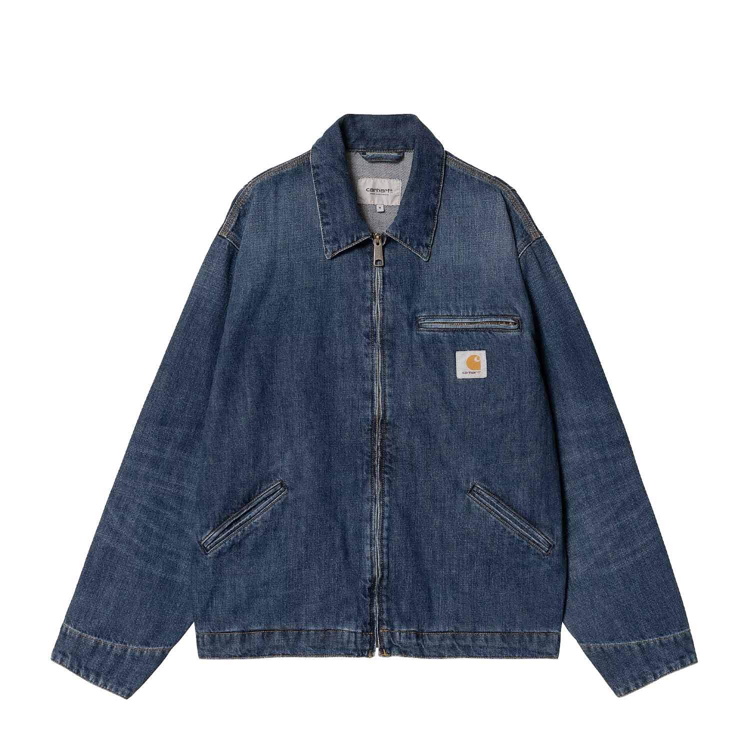 Carhartt WIP OG DETROIT JACKET, Blue Dark Used Wash – Beamhill