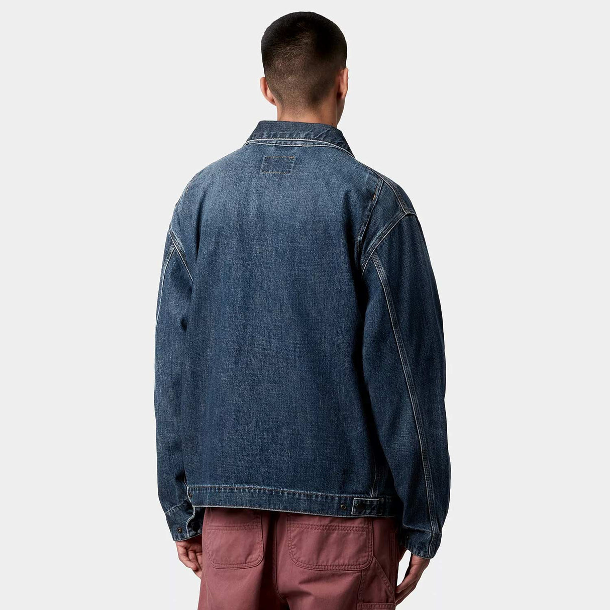 Carhartt WIP OG DETROIT JACKET, Blue Dark Used Wash