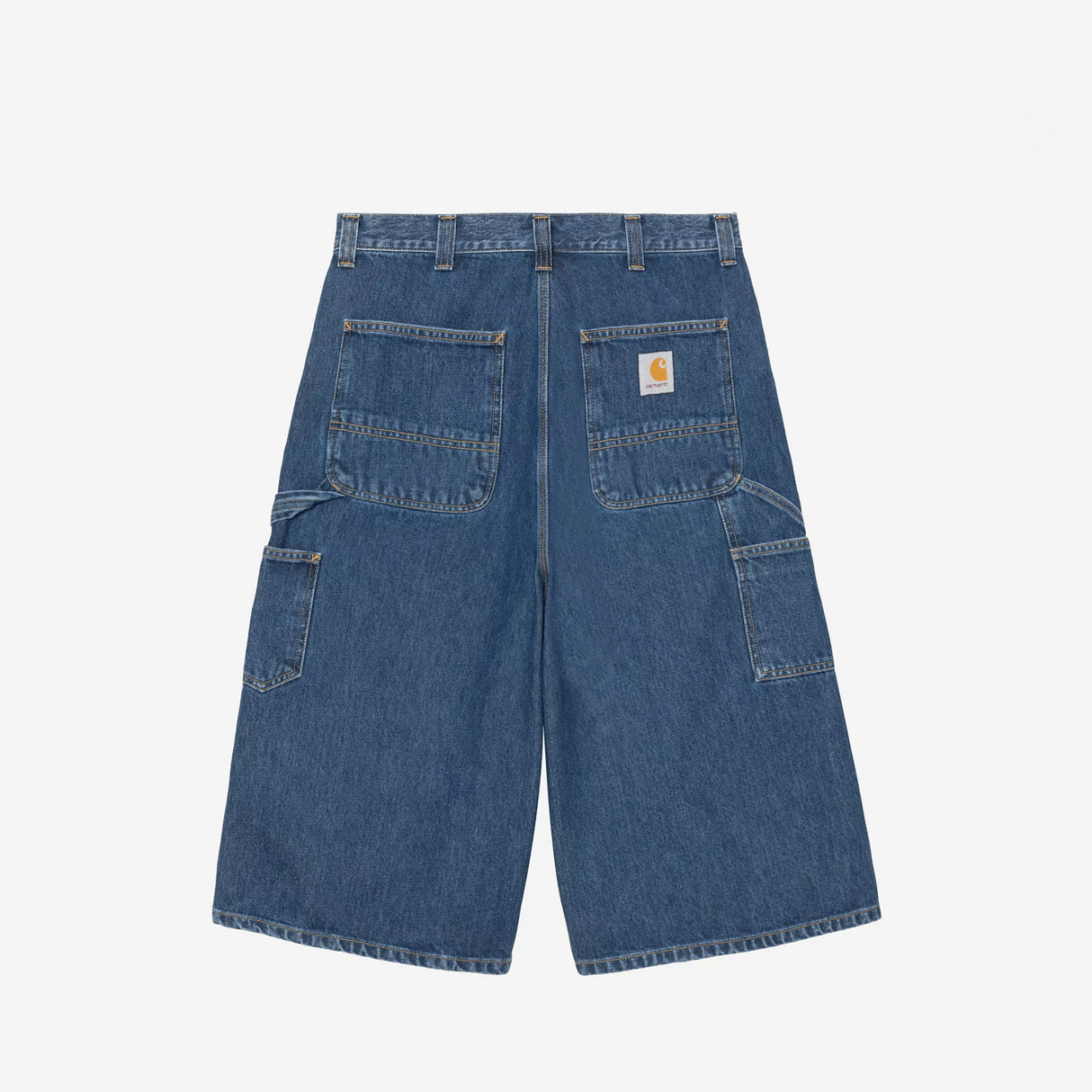 Carhartt WIP OG DOUBLE KNEE LONG SHORT, Blue Stone Washed