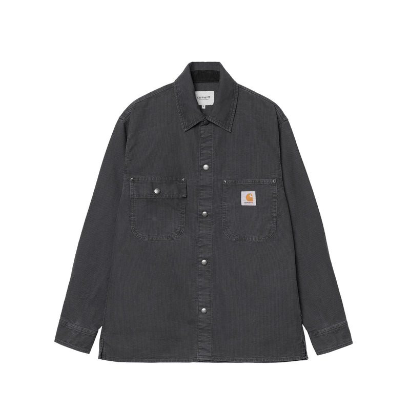 Carhartt WIP PARRISH SHIRT JACKET, Obsidian Stone Wash