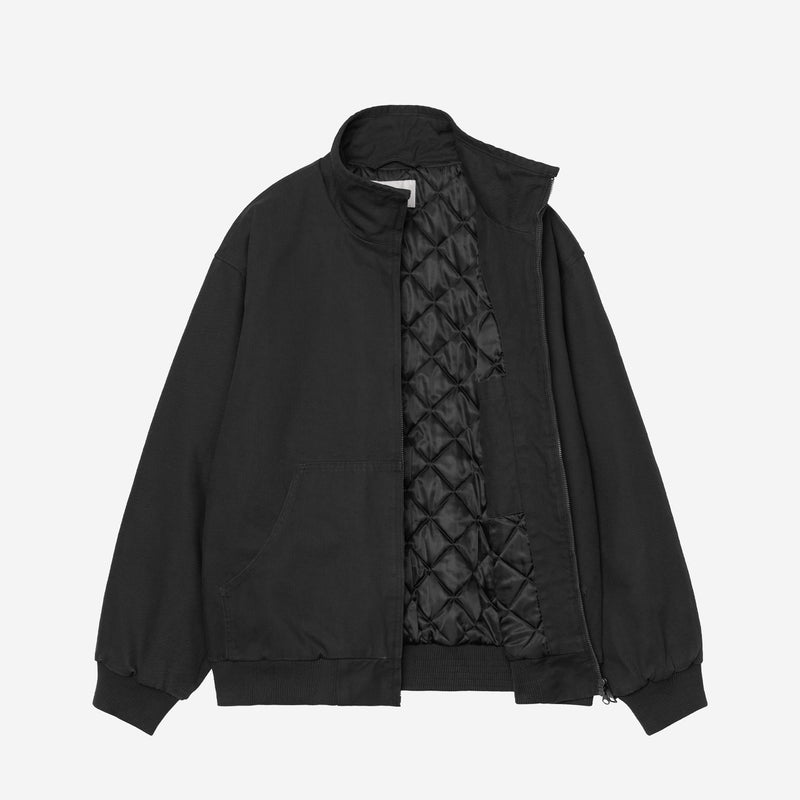 Carhartt WIP RAVON JACKET, Black Heavy Stone Wash