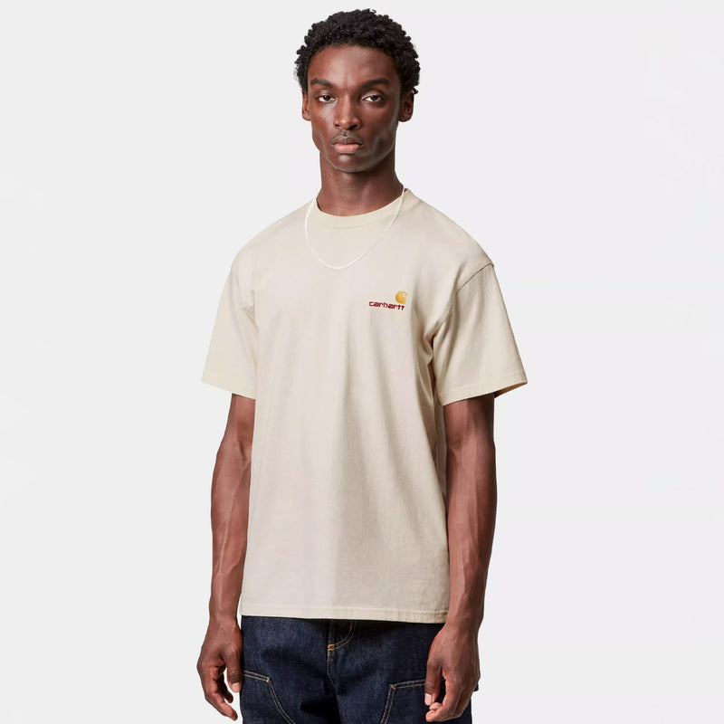 Carhartt WIP S/S AMERICAN SCRIPT T-SHIRT, Natural