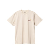 Carhartt WIP S/S AMERICAN SCRIPT T-SHIRT, Natural