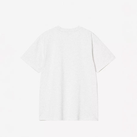 Carhartt WIP S/S AMERICAN SCRIPT T-SHIRT, Ash Heather