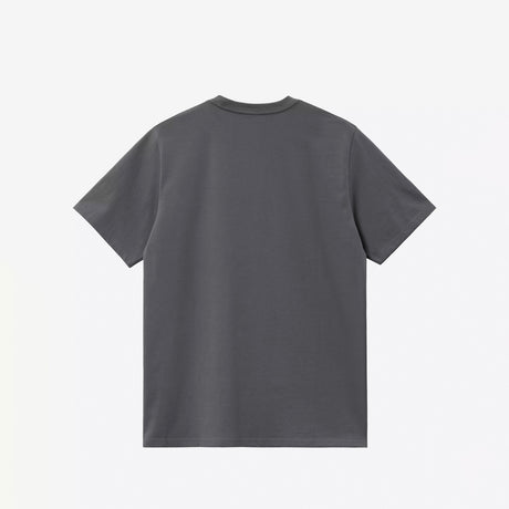 Carhartt WIP S/S AMERICAN SCRIPT T-SHIRT, Graphite