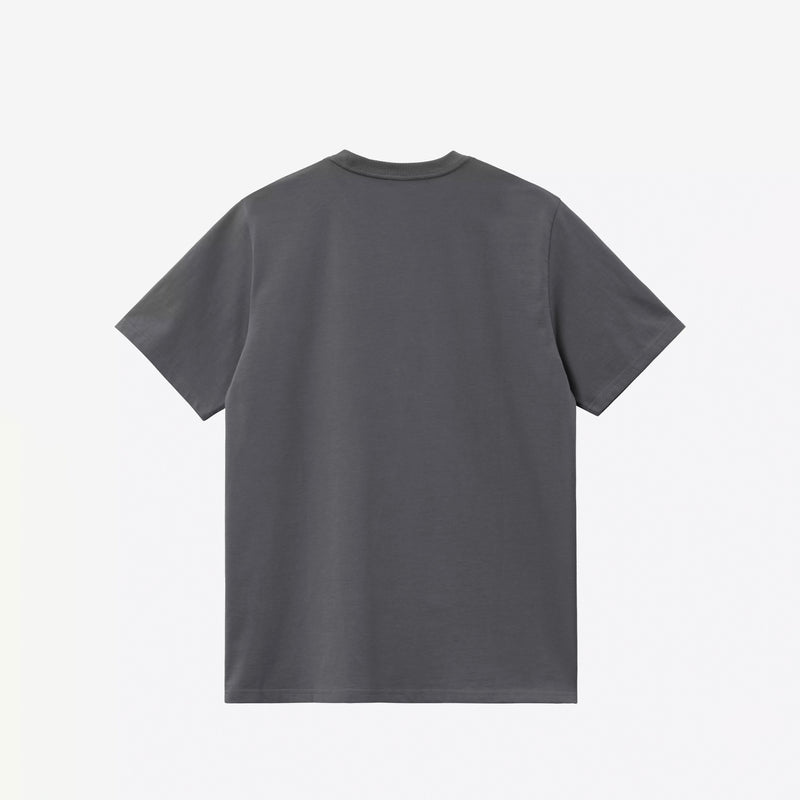 Carhartt WIP S/S AMERICAN SCRIPT T-SHIRT, Graphite