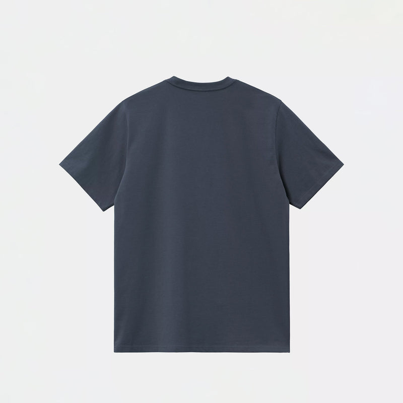 Carhartt WIP S/S CHASE T-SHIRT, Dusky Blue