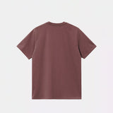 Carhartt WIP S/S CHASE T-SHIRT, Dusky Pink