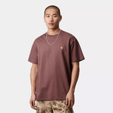 Carhartt WIP S/S CHASE T-SHIRT, Dusky Pink