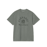 Carhartt WIP S/S COAT OF ARMS T-SHIRT, Velvet Green Garment Dyed