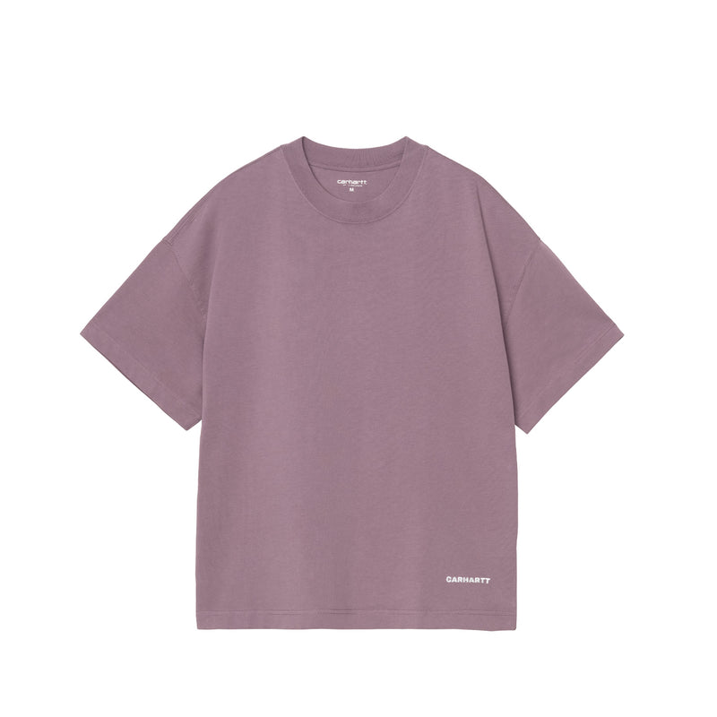 Carhartt WIP S/S LINK SCRIPT T-SHIRT, Phlox/White