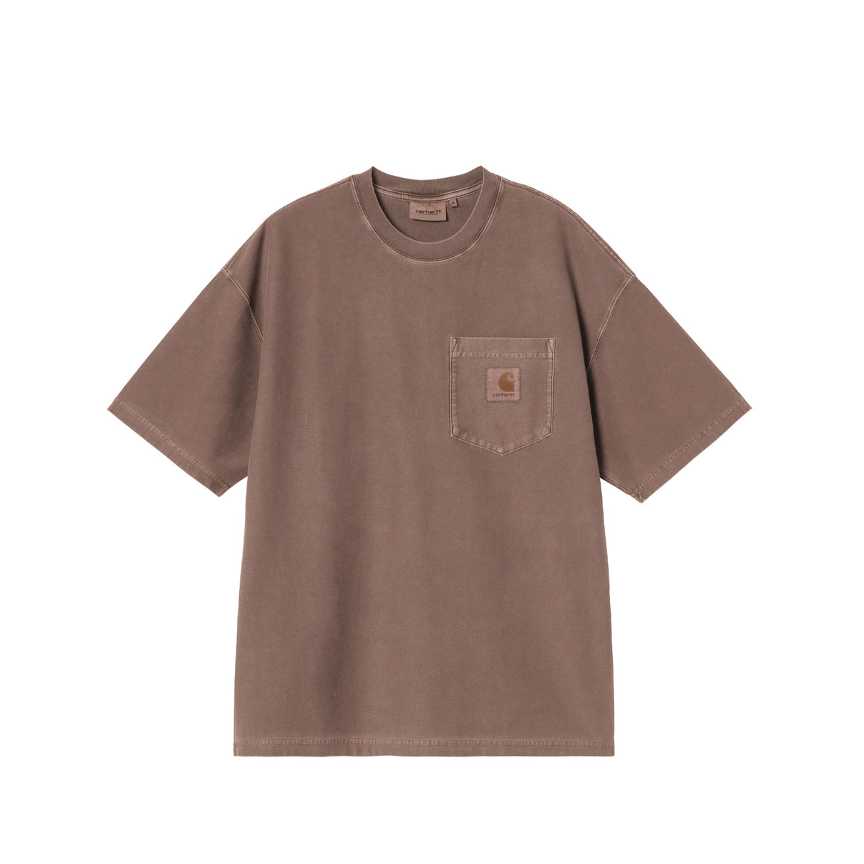 Carhartt WIP S/S LOOSE POCKET T-SHIRT, Tobacco Garment Dyed