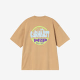 Carhartt WIP S/S LUGGAGE LABEL T-SHIRT, Dusty H Brown