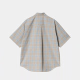 Carhartt WIP S/S NIVEN SHIRT NIVEN CHECK, Wall/Wax